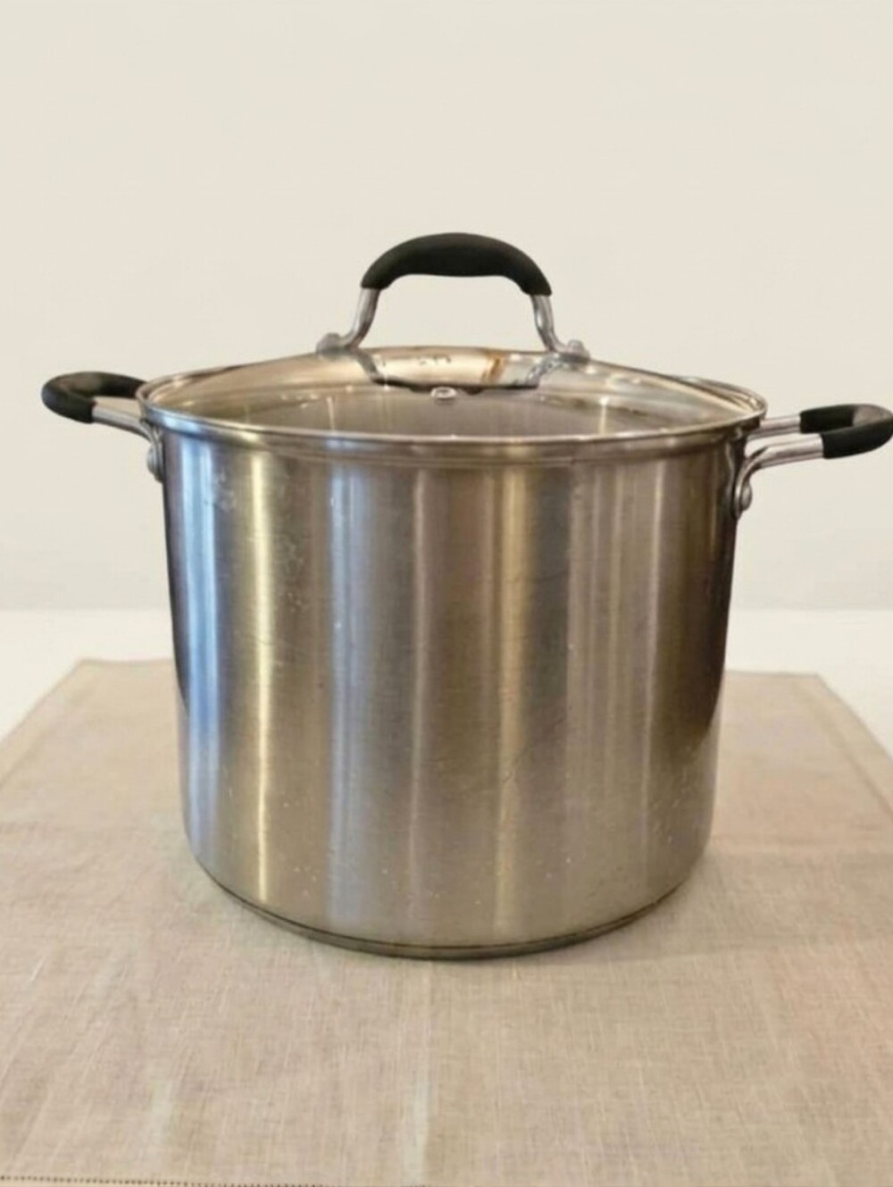Hamilton Beach 9 Qt Stainless Steel Stock Pot w Lid Large Soup Chili Seafood Pot